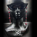 Chaîne de lunettes Ruby in the Sky avec diamants