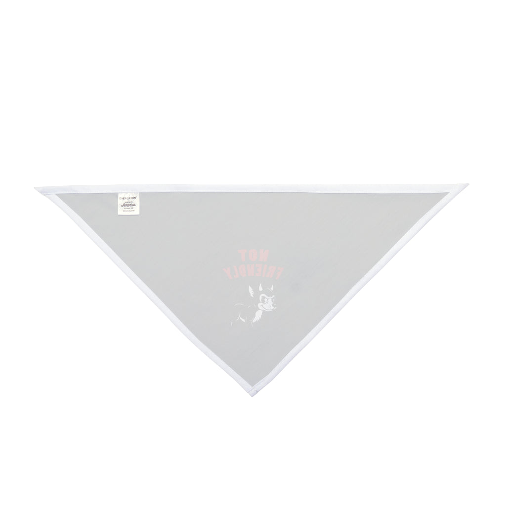 “Not Friendly” Pet Bandana