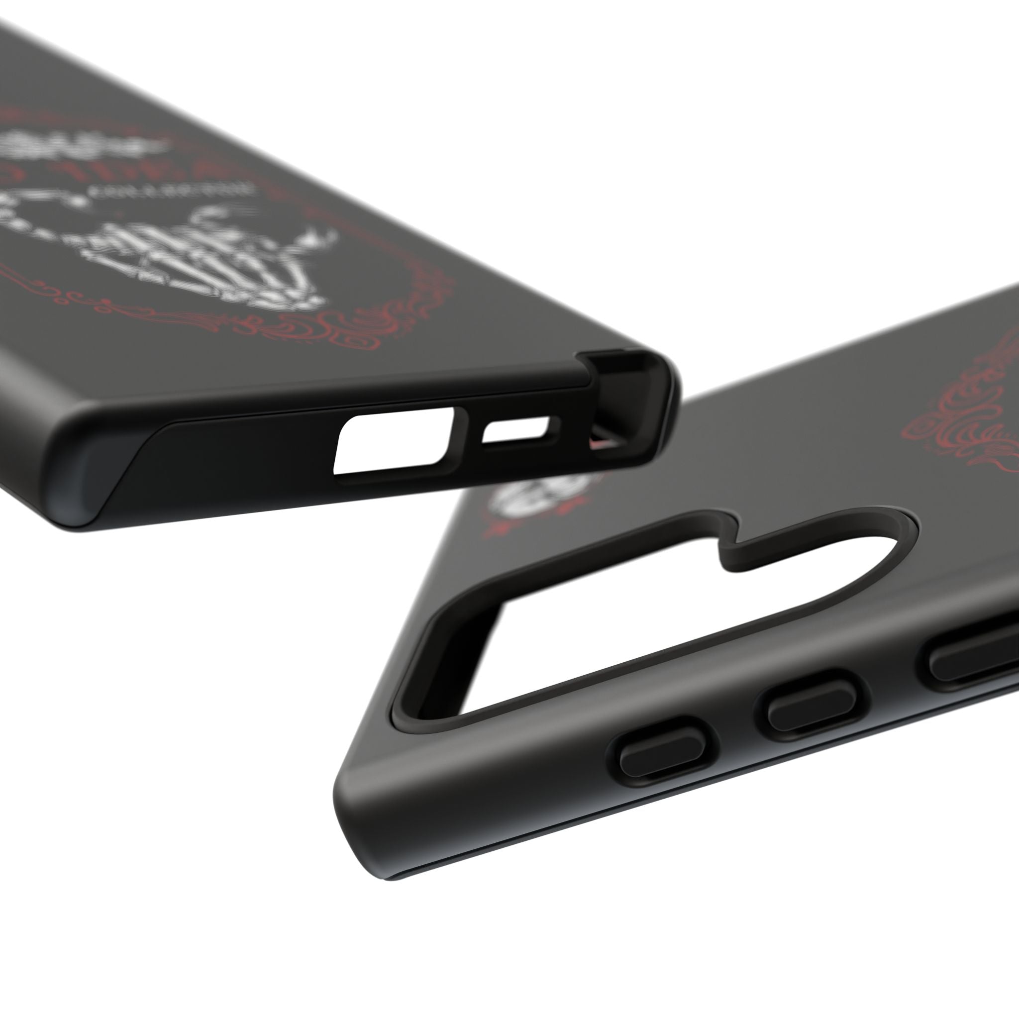 Phone Case — "Bad Idea Collector" Skeleton Heart Protective Case