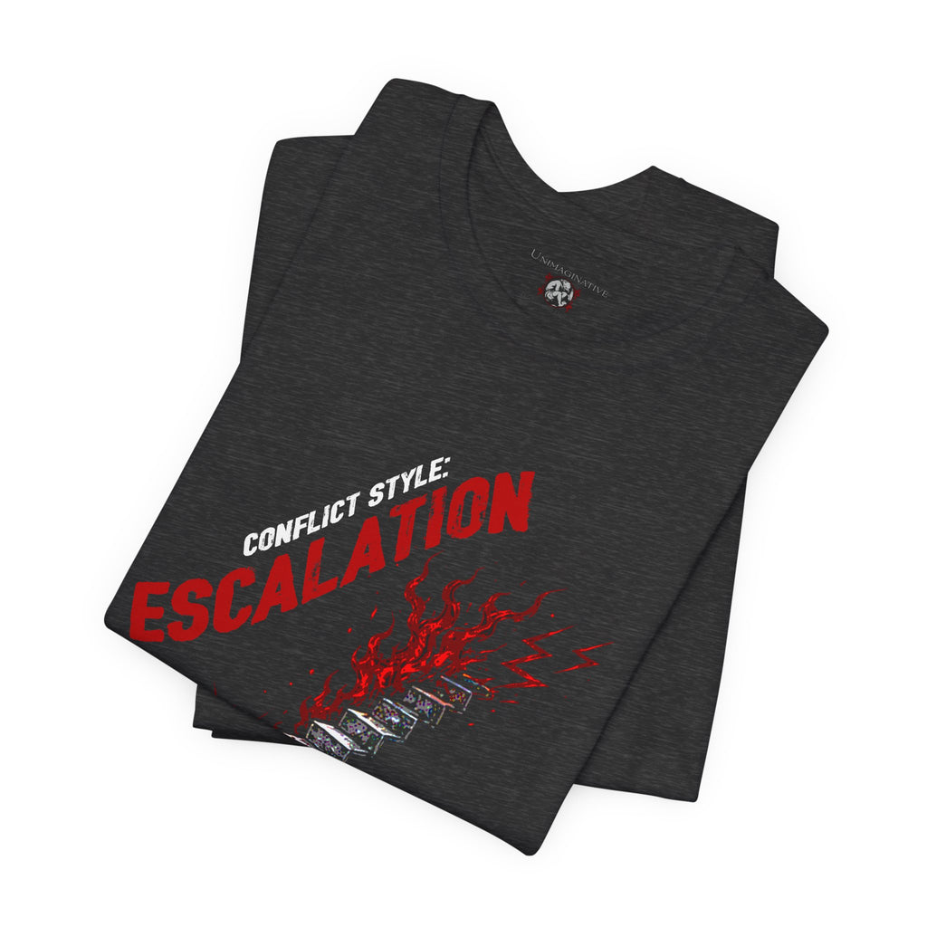 “Escalation” Unisex Jersey Short Sleeve Tee
