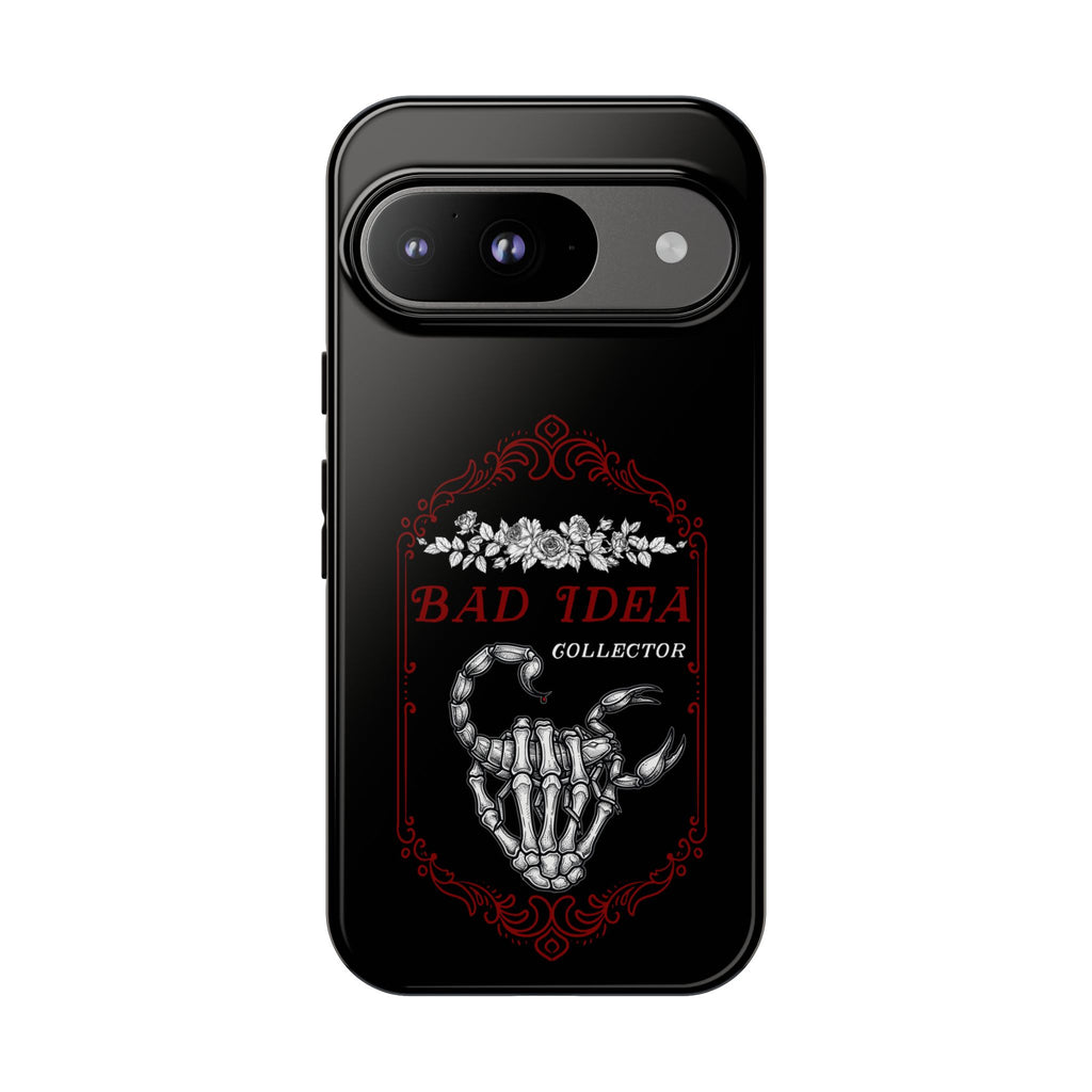 Phone Case — "Bad Idea Collector" Skeleton Heart Protective Case