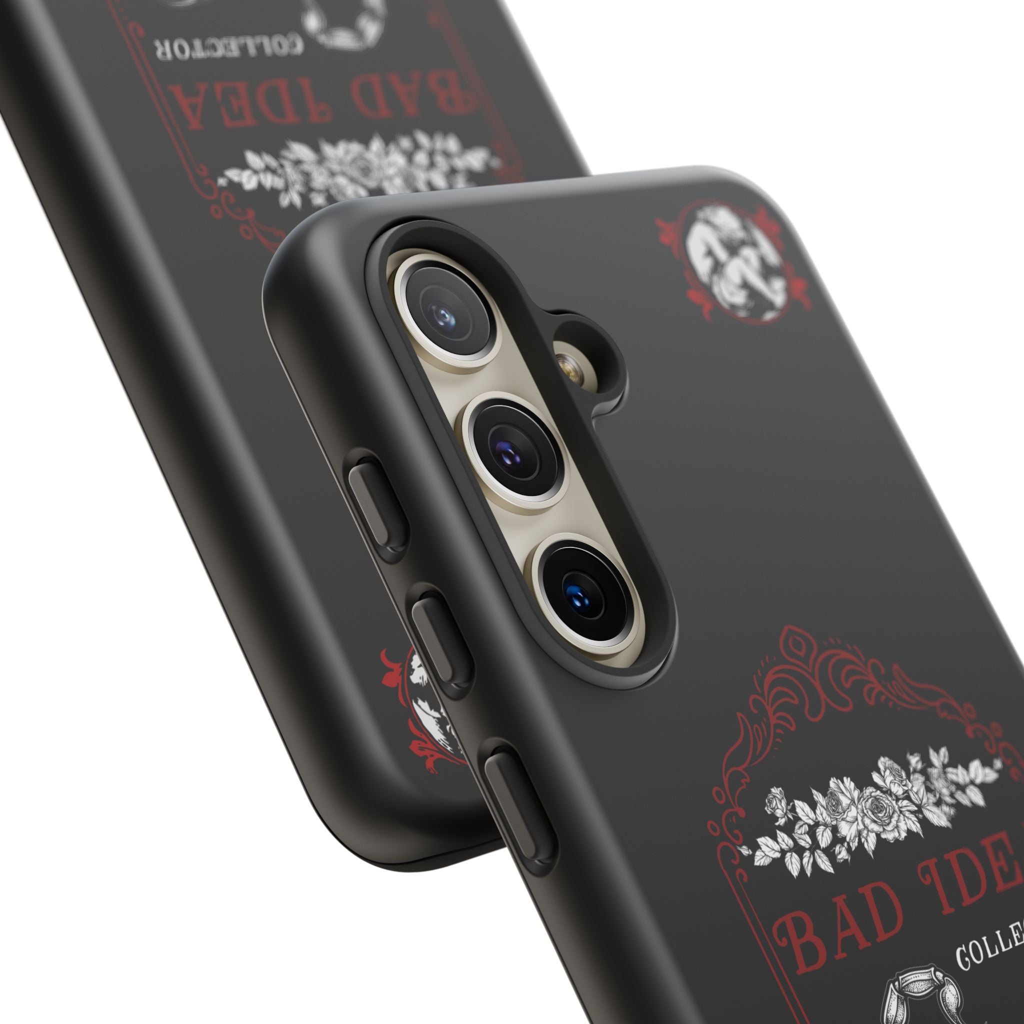 Phone Case — "Bad Idea Collector" Skeleton Heart Protective Case