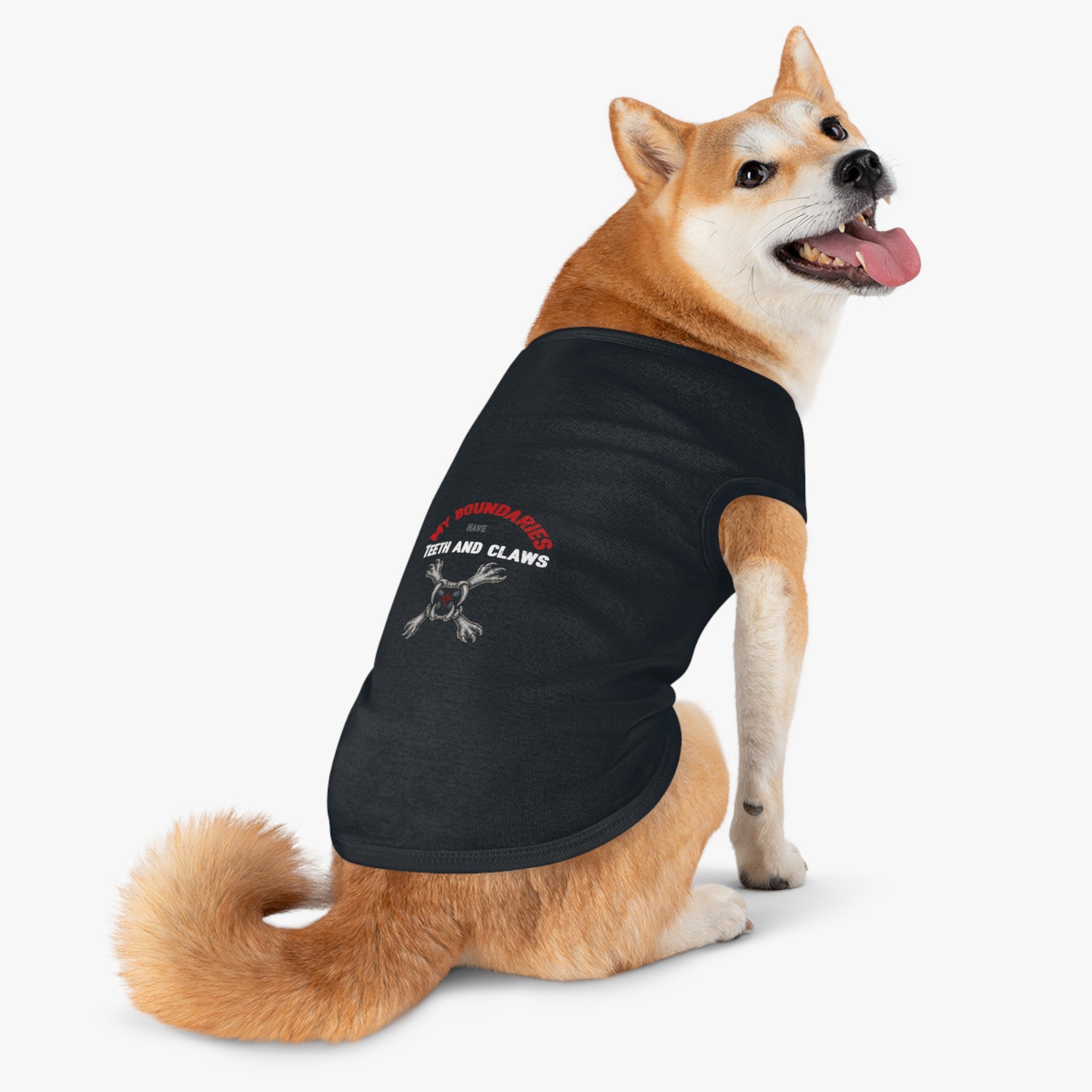 “Boundaries” Pet Tank Top