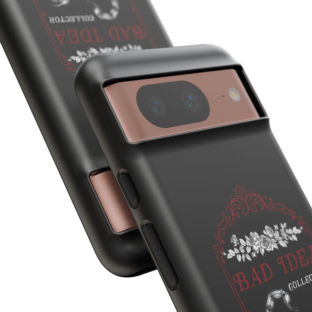 Phone Case — "Bad Idea Collector" Skeleton Heart Protective Case
