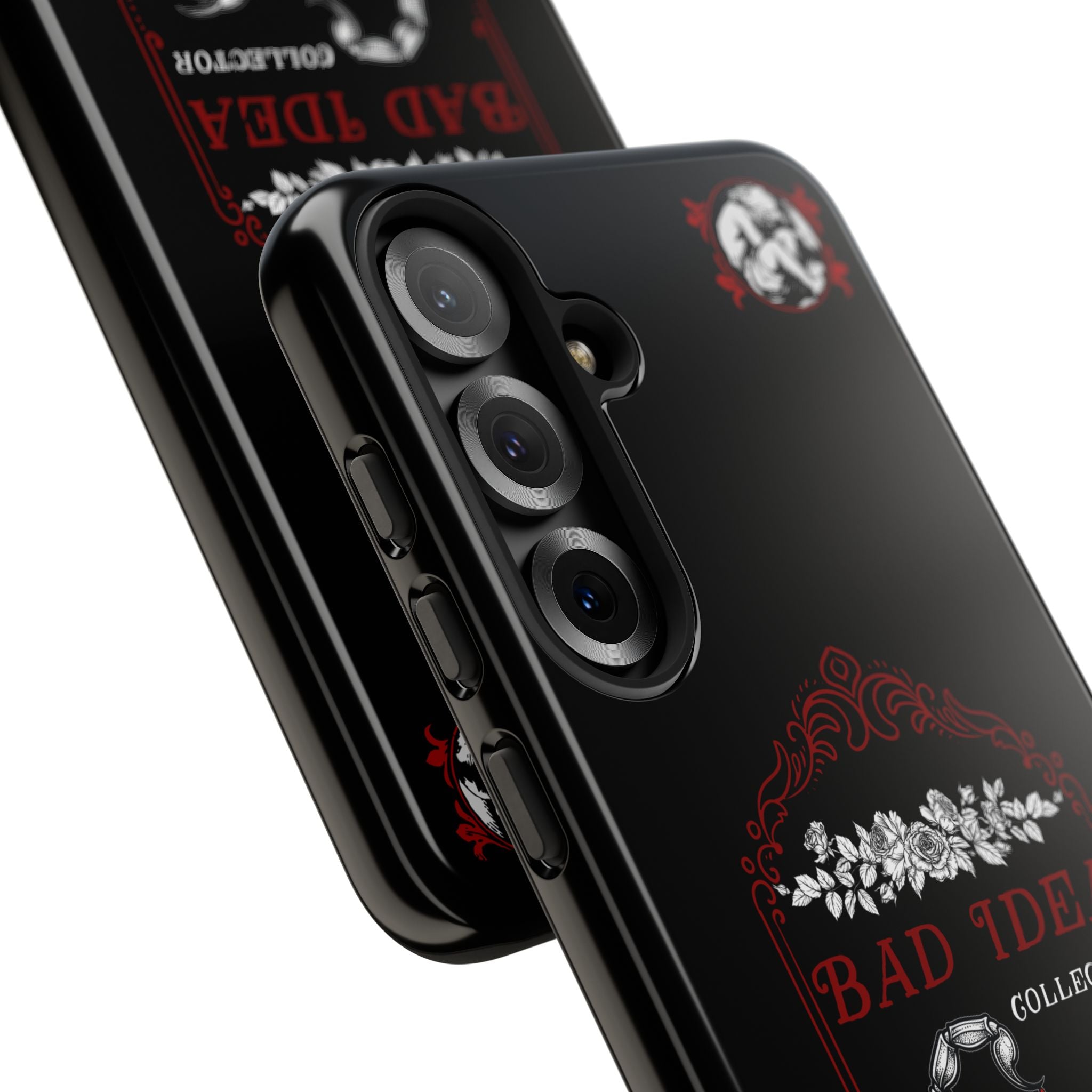 Phone Case — "Bad Idea Collector" Skeleton Heart Protective Case