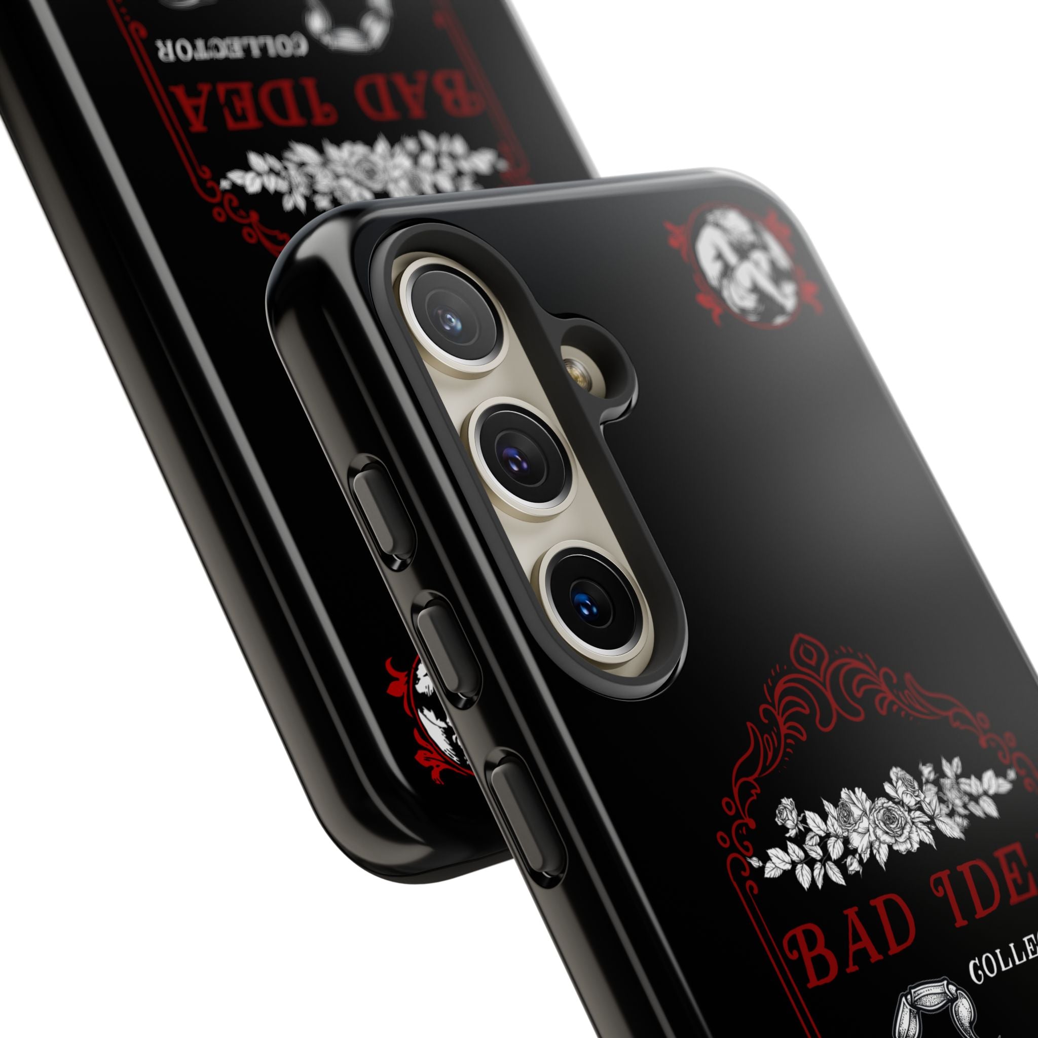 Phone Case — "Bad Idea Collector" Skeleton Heart Protective Case
