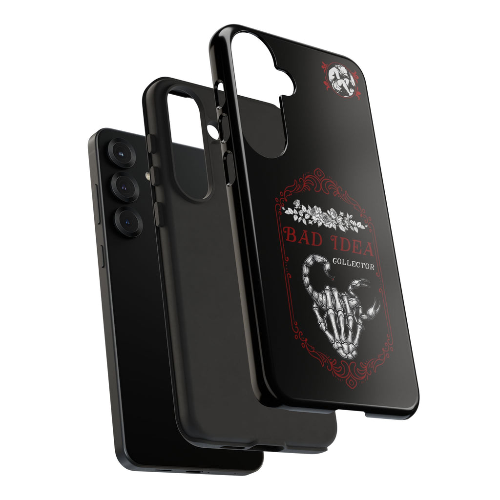 Phone Case — "Bad Idea Collector" Skeleton Heart Protective Case