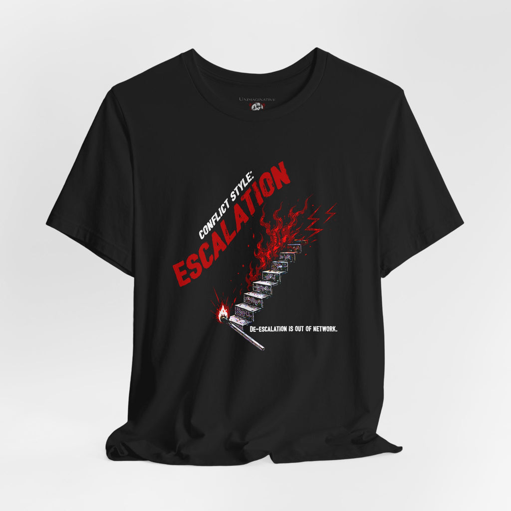 “Escalation” Unisex Jersey Short Sleeve Tee