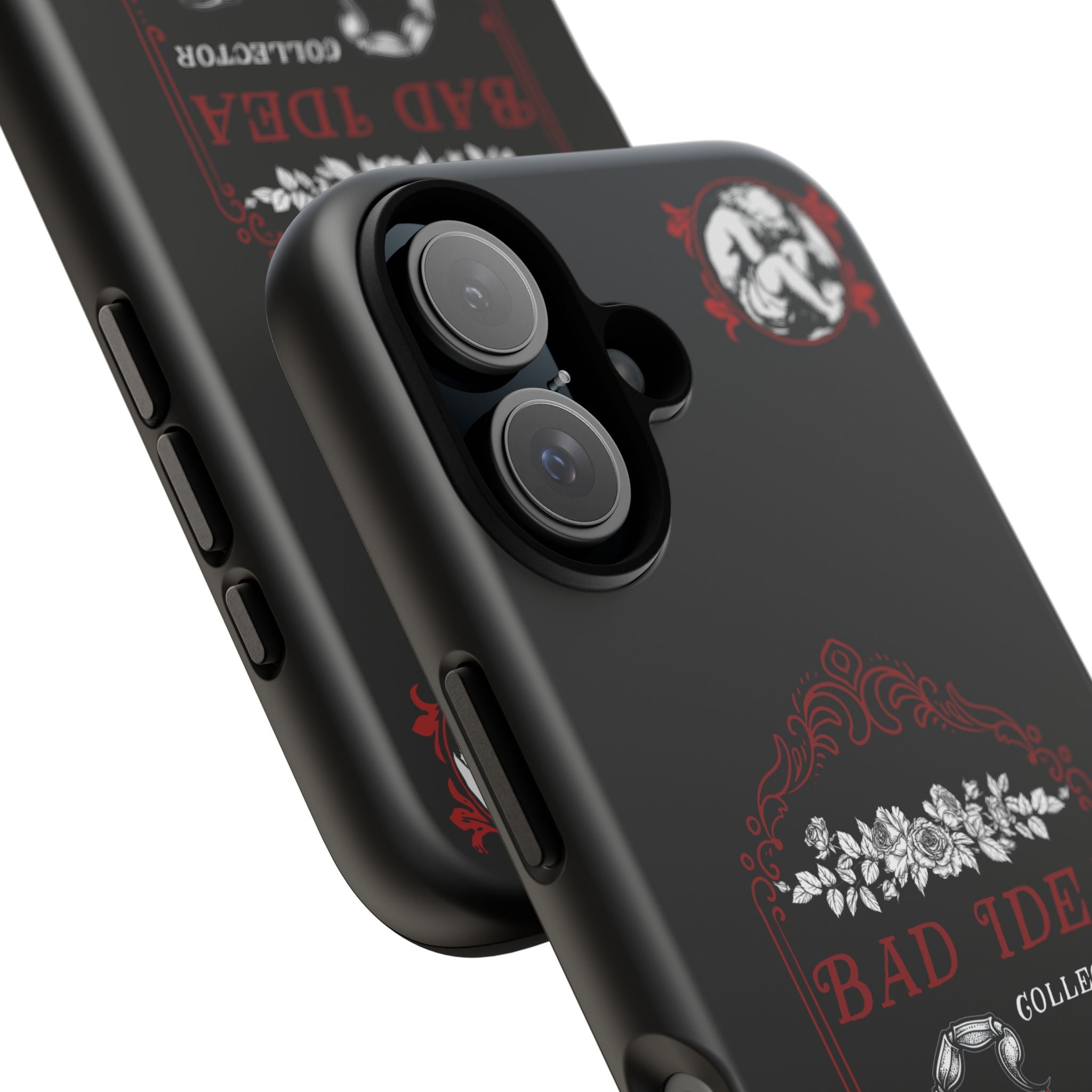 Phone Case — "Bad Idea Collector" Skeleton Heart Protective Case