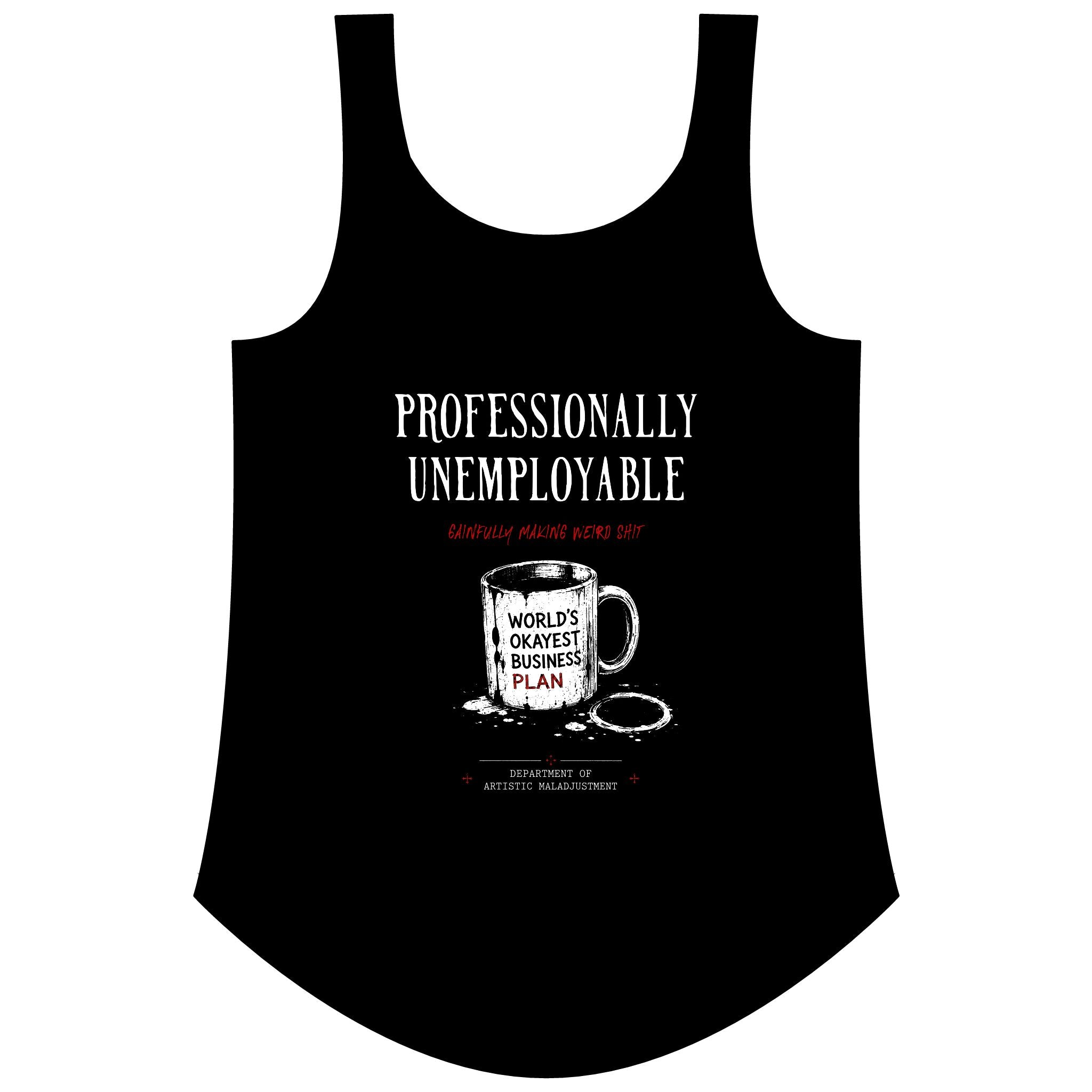 Professionally Unemployable Women's Festival Tank