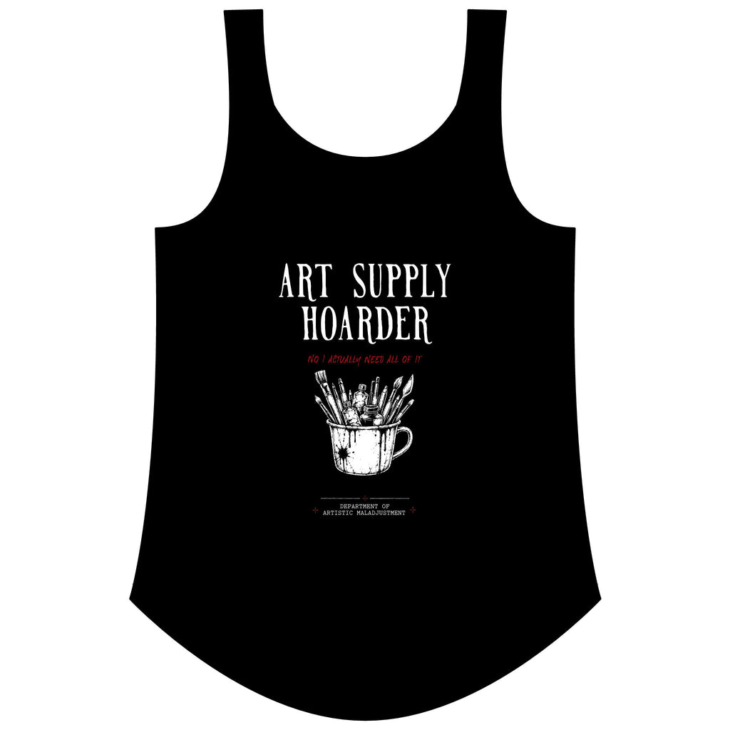 Art Supply Hoarder Women's Festival Tank