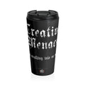 Creative Menace stainless steel travel mug, featured product image