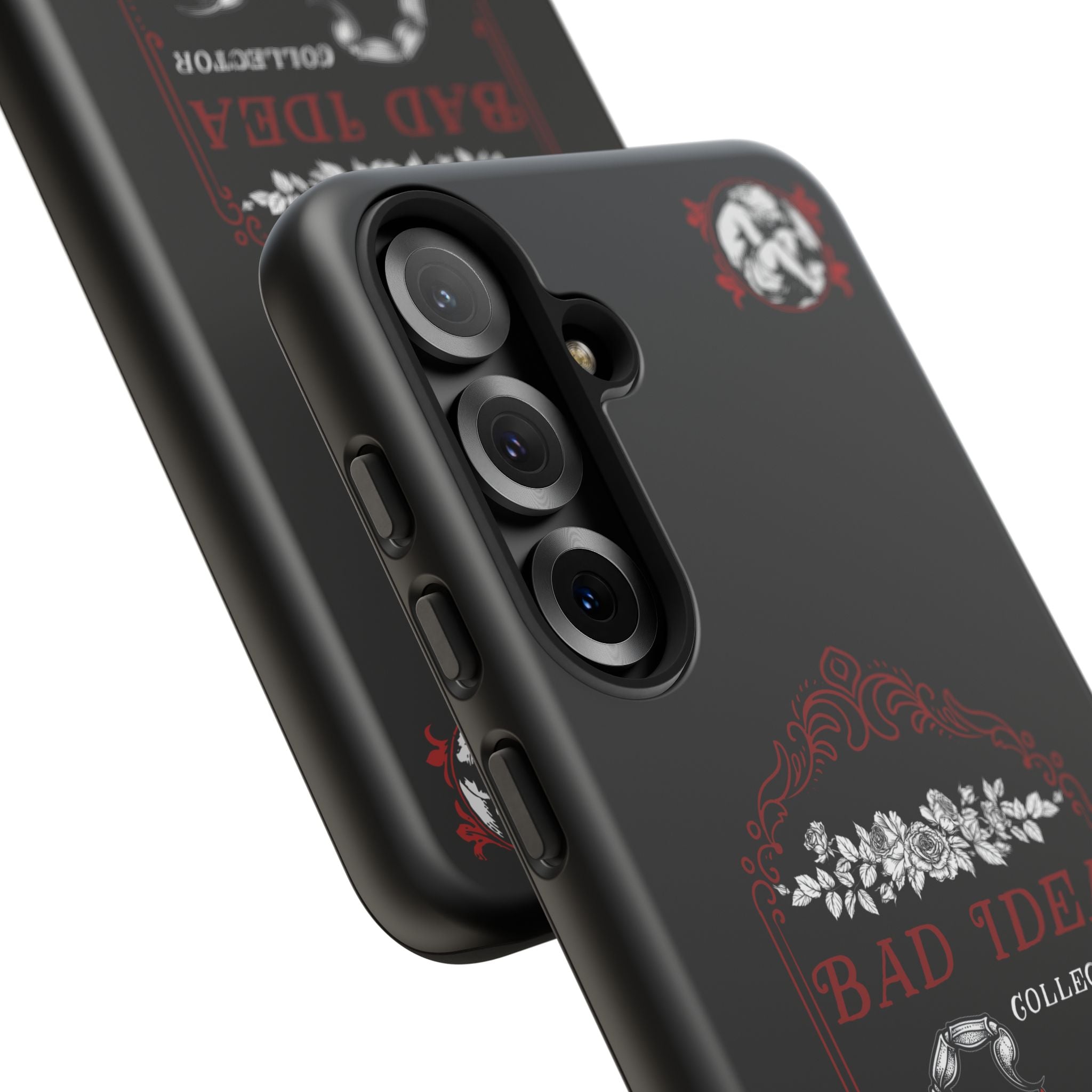 Phone Case — "Bad Idea Collector" Skeleton Heart Protective Case