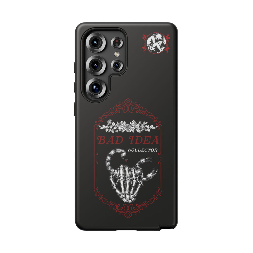 Phone Case — "Bad Idea Collector" Skeleton Heart Protective Case