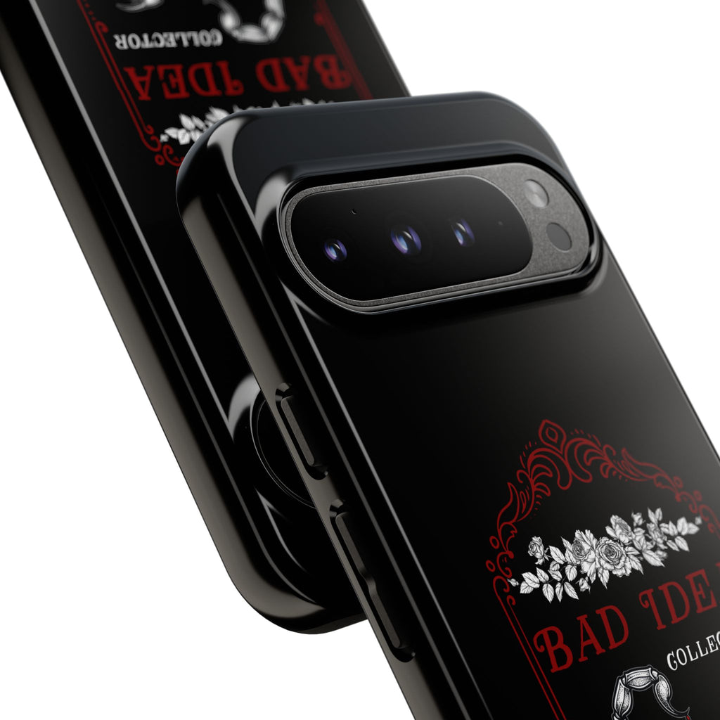 Phone Case — "Bad Idea Collector" Skeleton Heart Protective Case