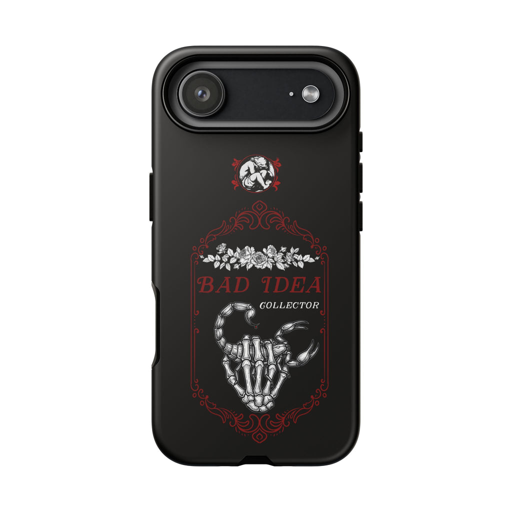 Phone Case — "Bad Idea Collector" Skeleton Heart Protective Case
