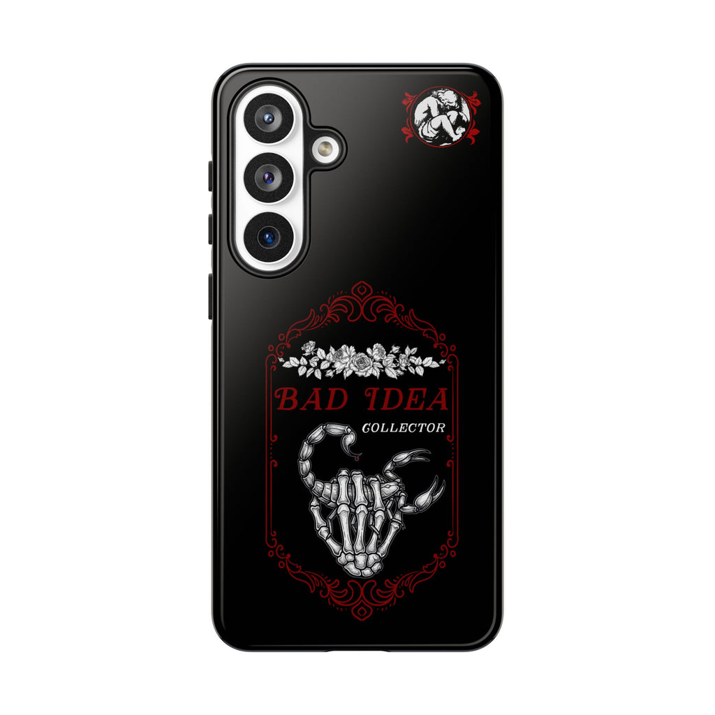 Phone Case — "Bad Idea Collector" Skeleton Heart Protective Case
