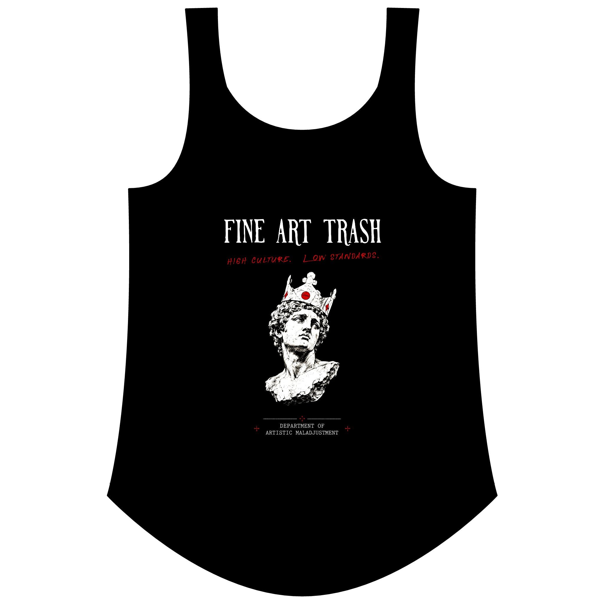 Fine Art Trash Women's Festival Tank