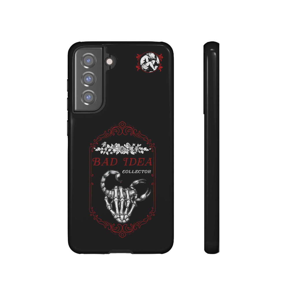 Phone Case — "Bad Idea Collector" Skeleton Heart Protective Case