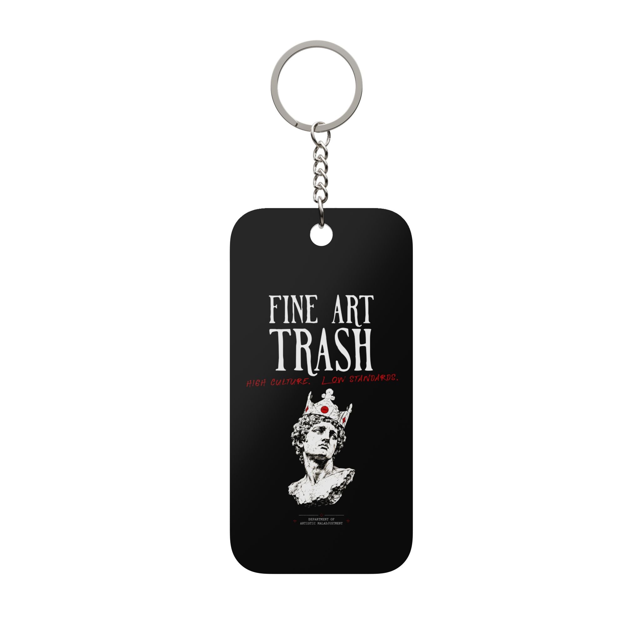 Fine Art Trash acrylic keychain charm from Unimaginative
