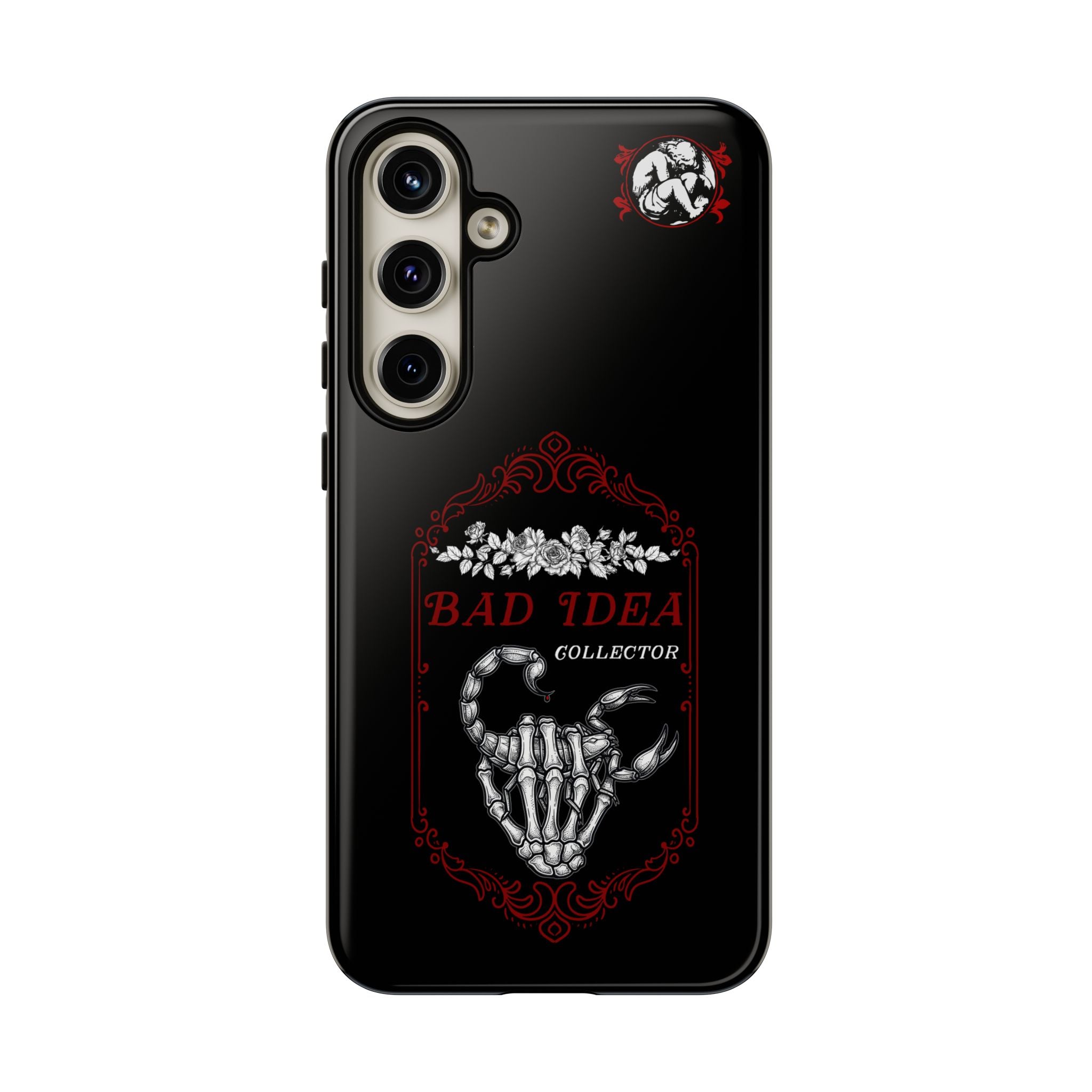 Phone Case — "Bad Idea Collector" Skeleton Heart Protective Case