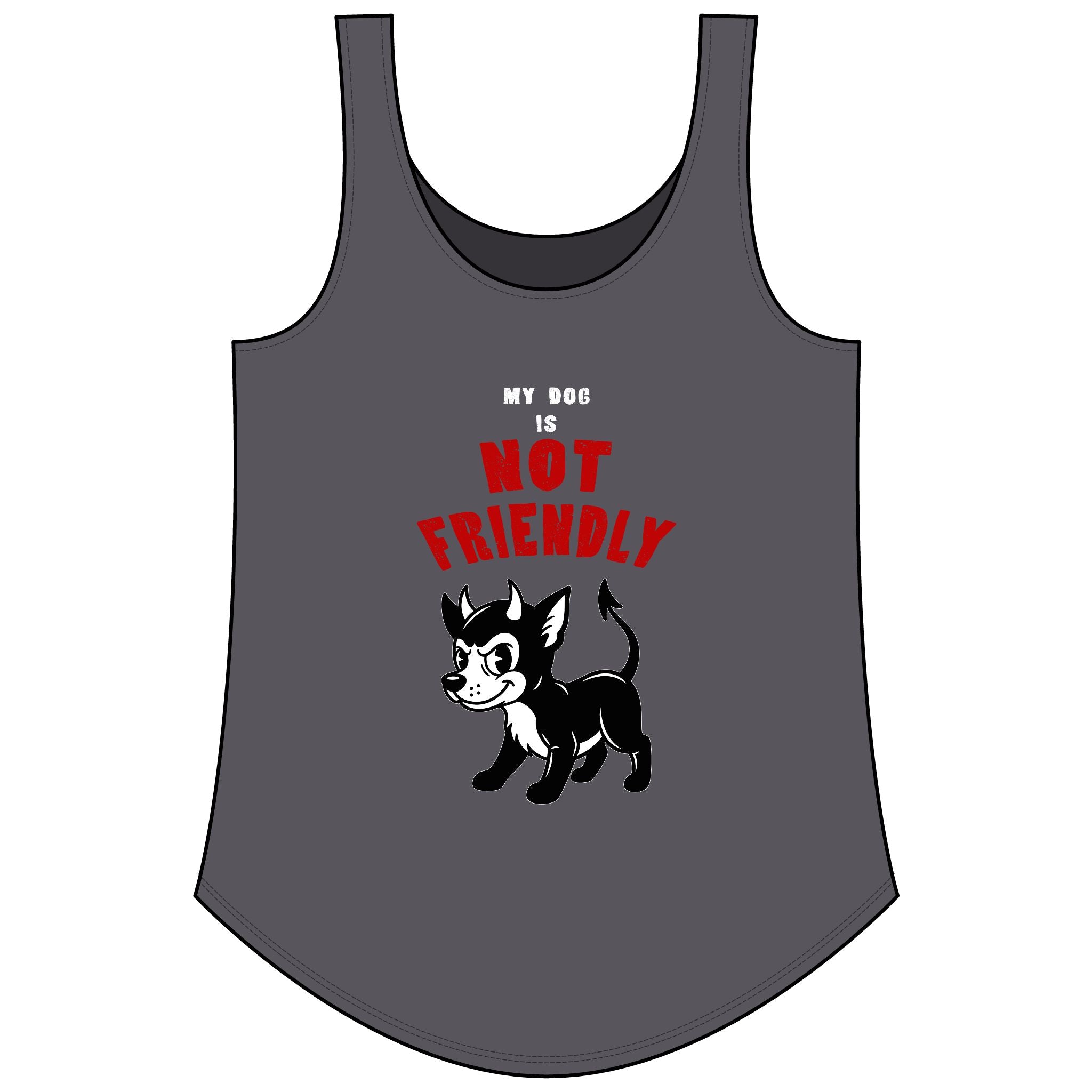 “Not Friendly” Women's Festival Tank