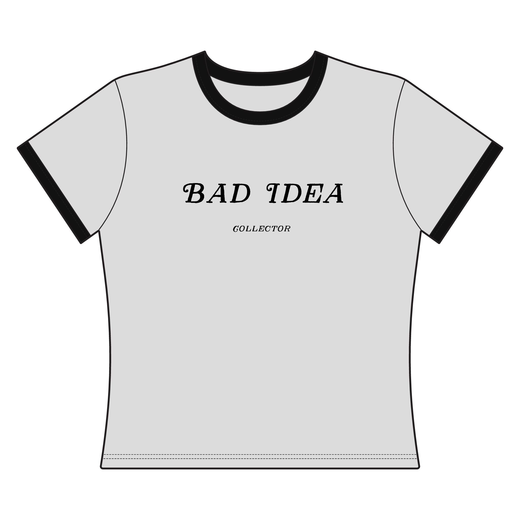 "Bad Idea Collector" Ringer Tee
