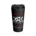 Unimaginative logo 15 oz stainless steel travel mug
