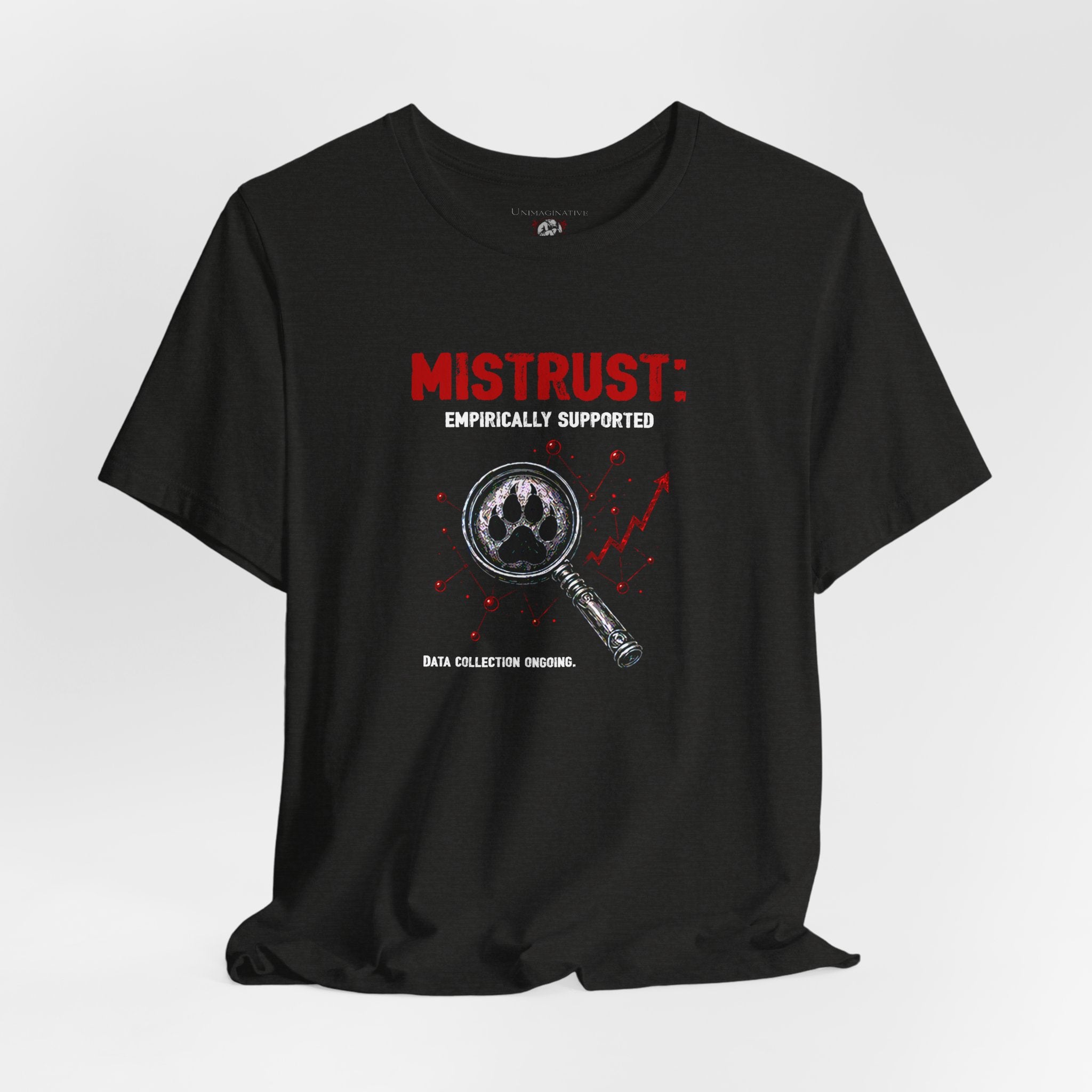 “Mistrust” Unisex Jersey Short Sleeve Tee