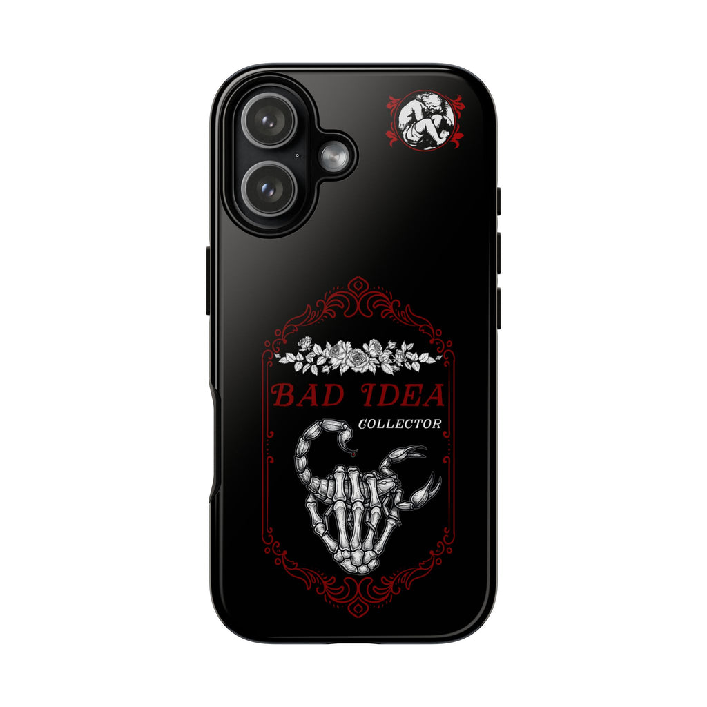 Phone Case — "Bad Idea Collector" Skeleton Heart Protective Case