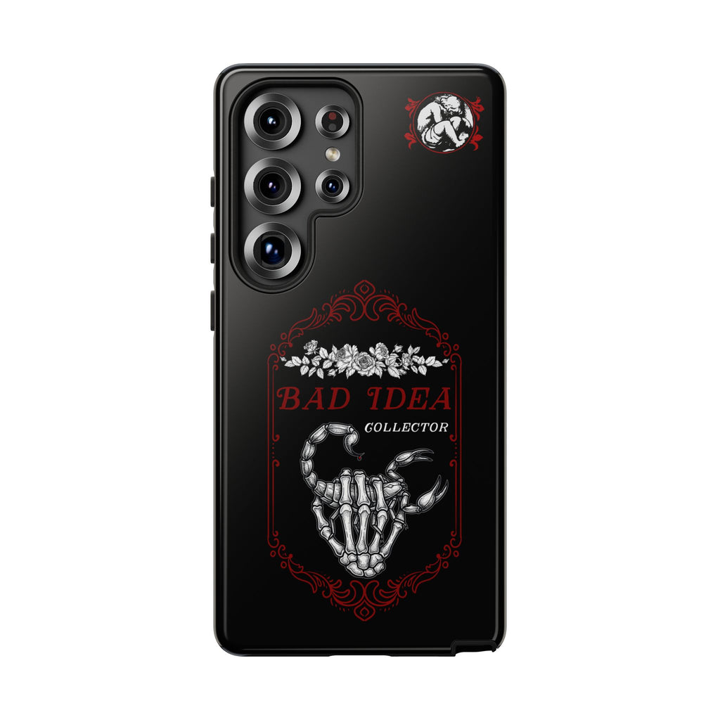 Phone Case — "Bad Idea Collector" Skeleton Heart Protective Case