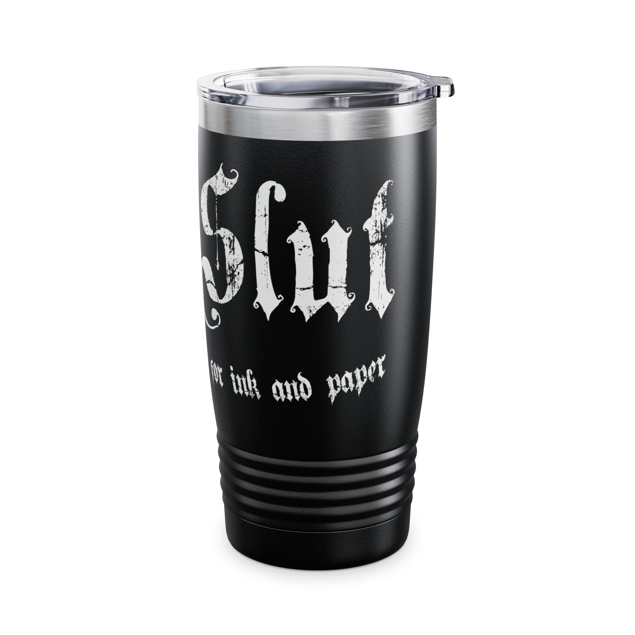 Ringneck 20oz Stainless Tumbler — "Art Slut" Distressed Script