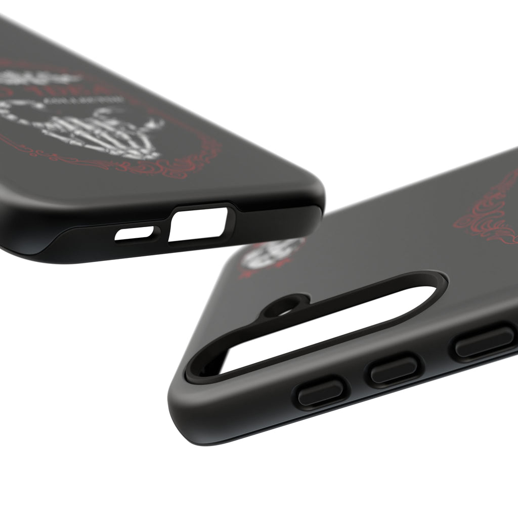Phone Case — "Bad Idea Collector" Skeleton Heart Protective Case