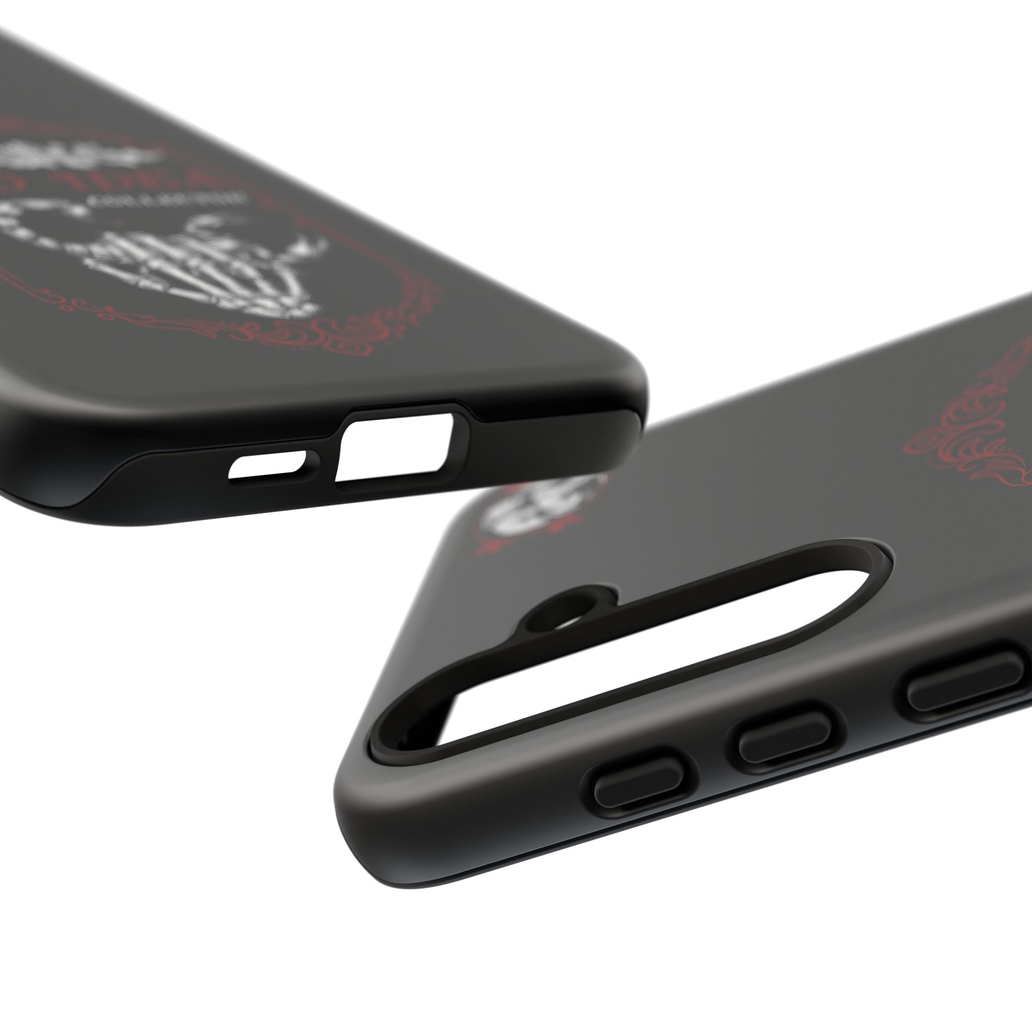 Phone Case — "Bad Idea Collector" Skeleton Heart Protective Case