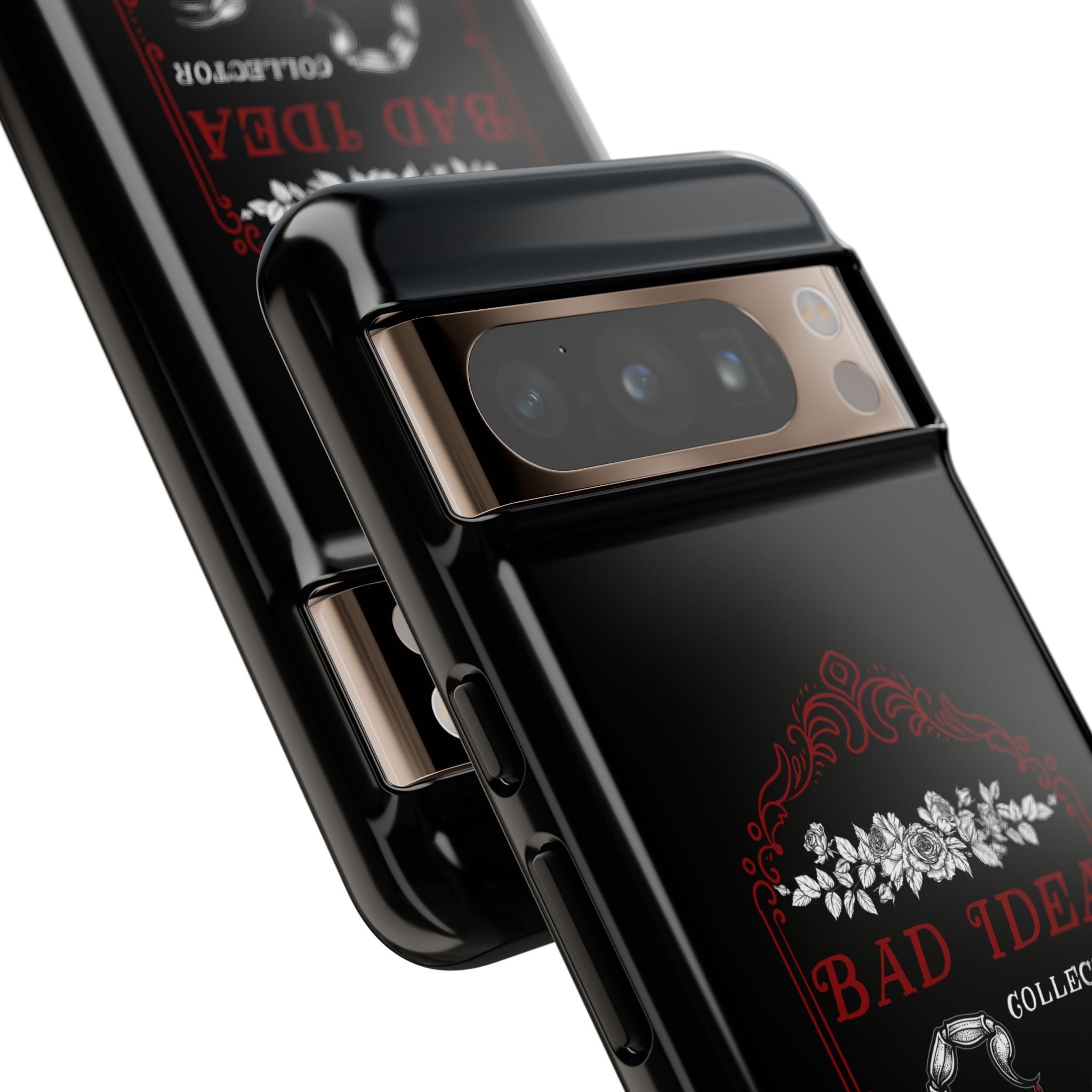 Phone Case — "Bad Idea Collector" Skeleton Heart Protective Case
