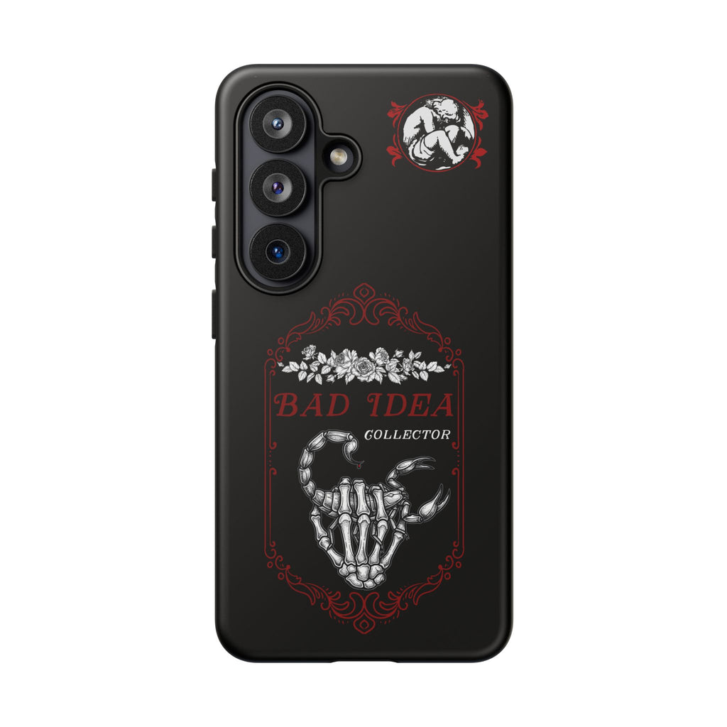 Phone Case — "Bad Idea Collector" Skeleton Heart Protective Case
