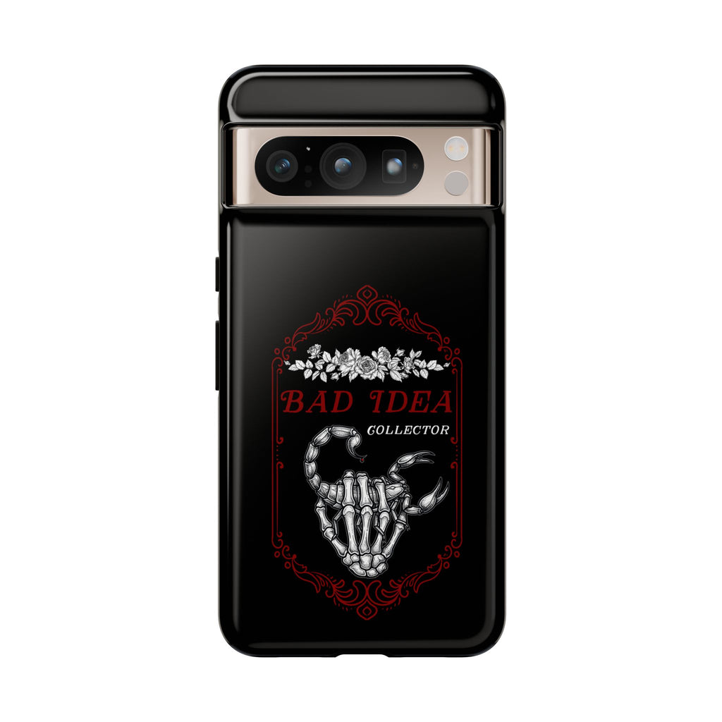 Phone Case — "Bad Idea Collector" Skeleton Heart Protective Case
