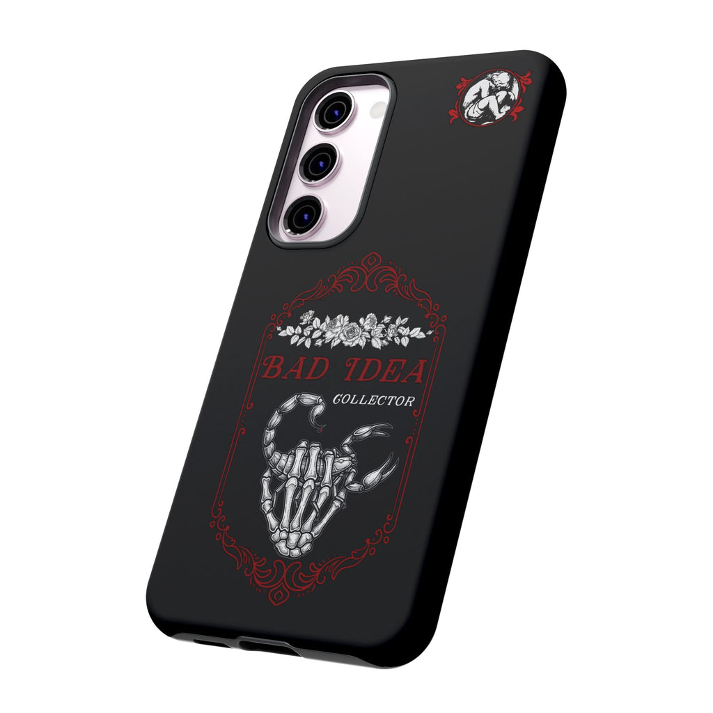 Phone Case — "Bad Idea Collector" Skeleton Heart Protective Case