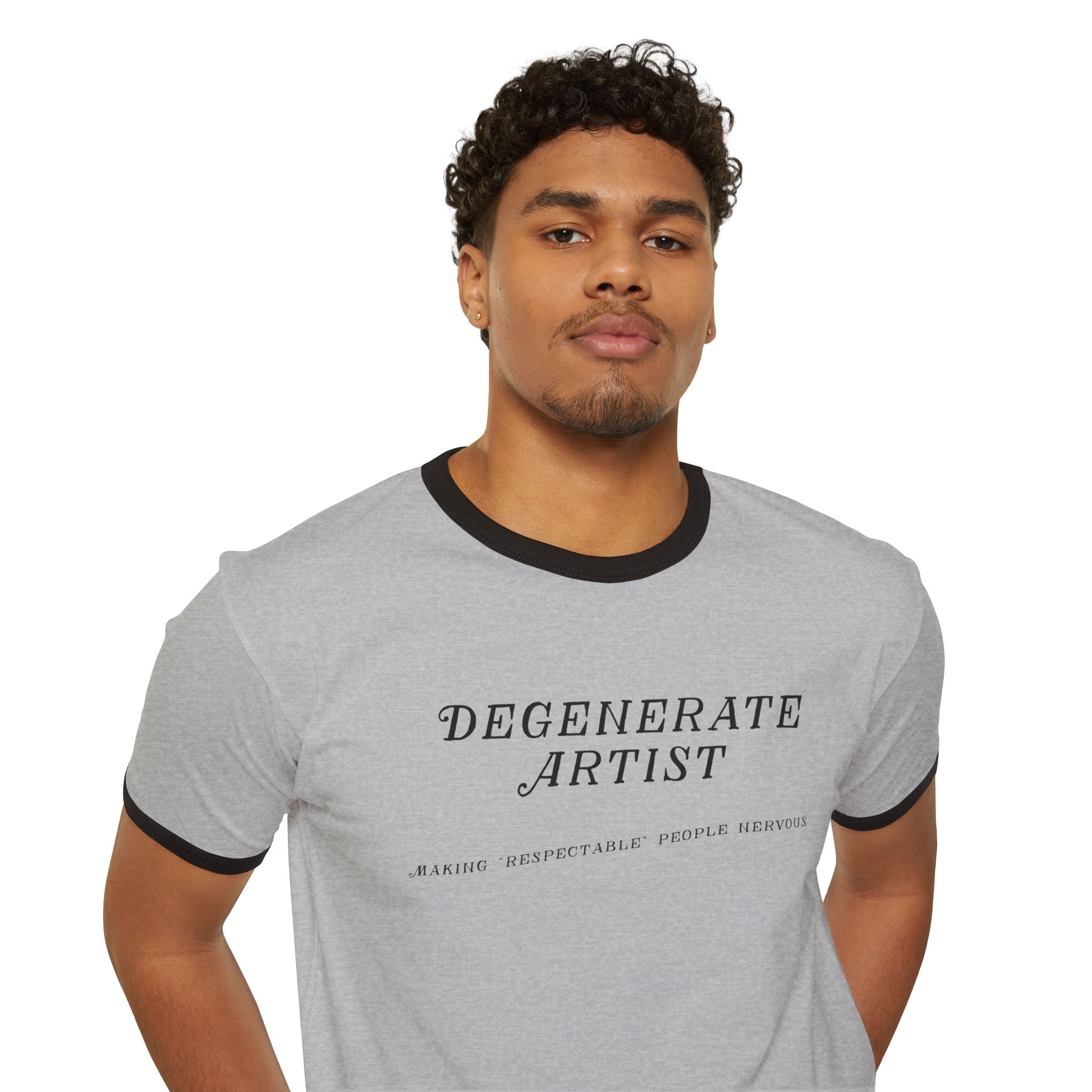“Degenerate Artist” Ringer T-Shirt Unisex