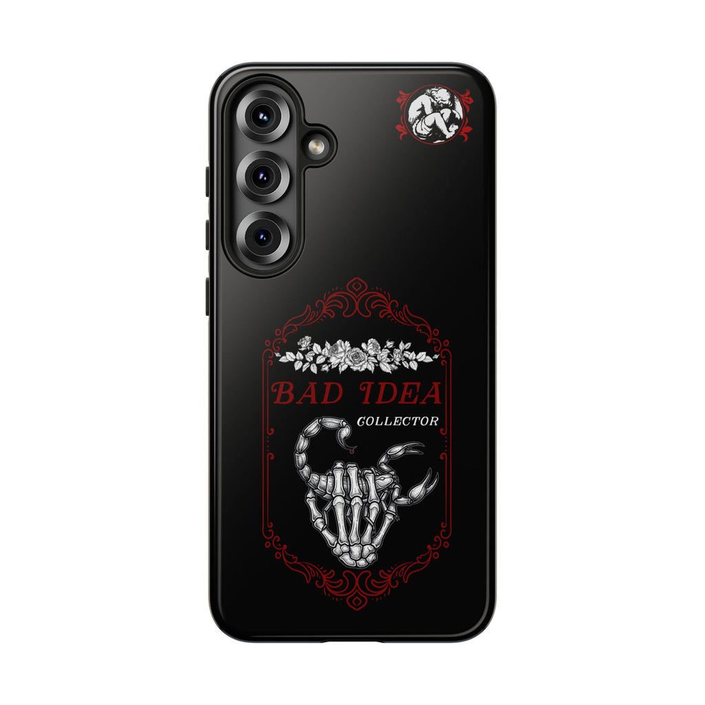 Phone Case — "Bad Idea Collector" Skeleton Heart Protective Case