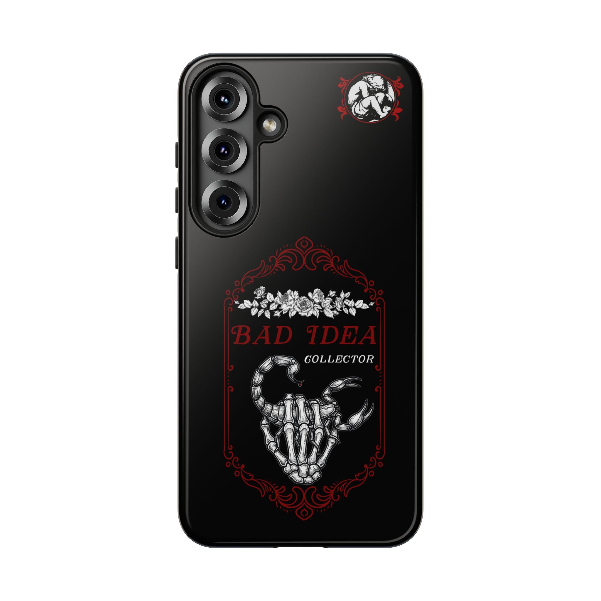 Phone Case — "Bad Idea Collector" Skeleton Heart Protective Case