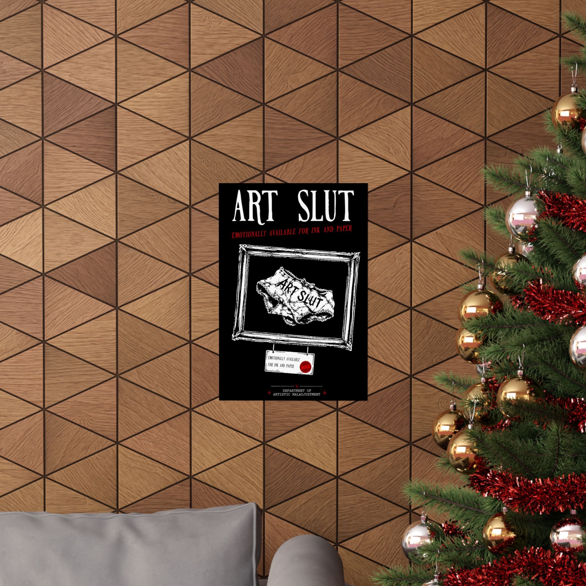 Art Slut 13×19 matte poster from Unimaginative