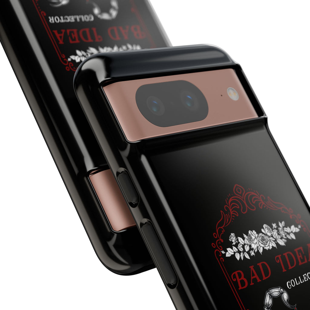 Phone Case — "Bad Idea Collector" Skeleton Heart Protective Case