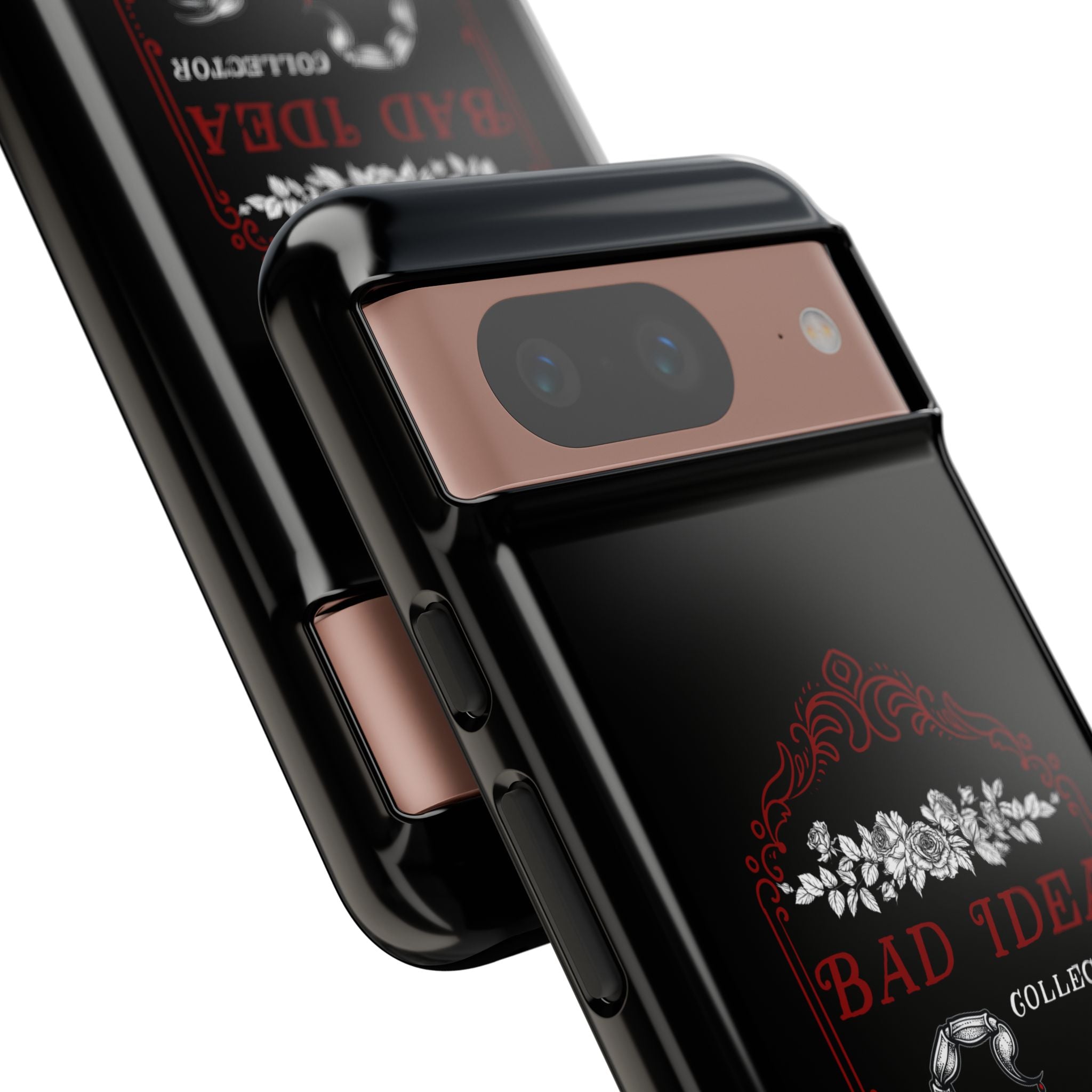 Phone Case — "Bad Idea Collector" Skeleton Heart Protective Case