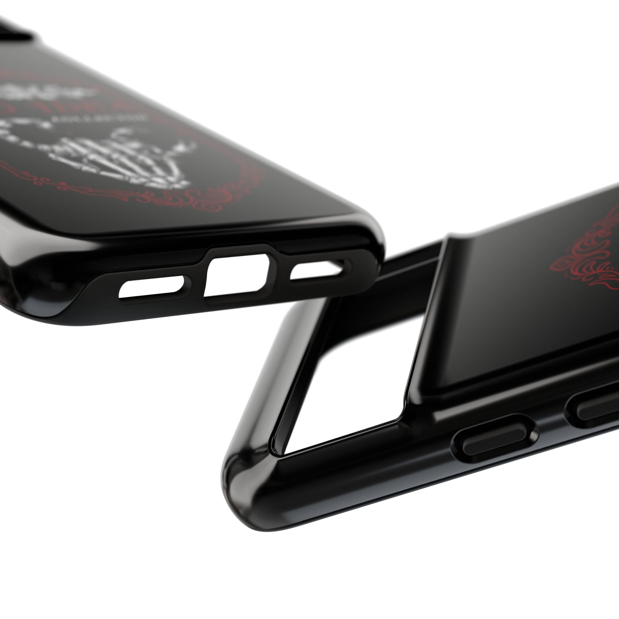 Phone Case — "Bad Idea Collector" Skeleton Heart Protective Case
