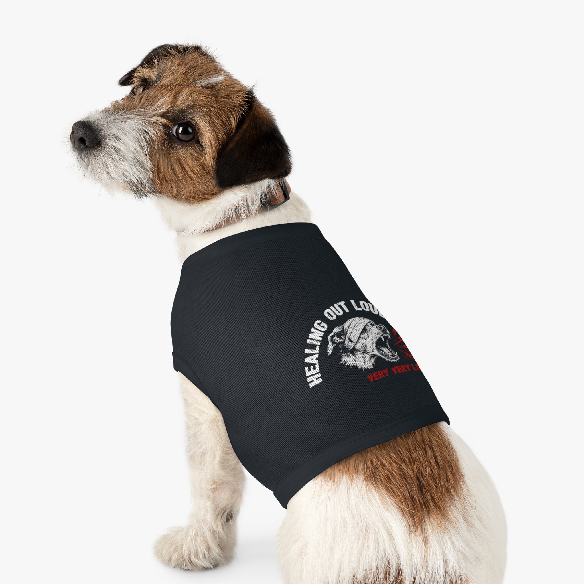 Pet Tank Top — "Healing Out Loud" Loud Dog Tee
