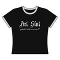 Art Slut women's ringer tee, featured product image