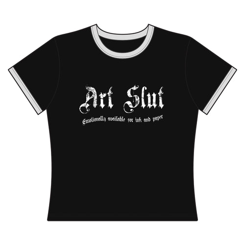 Art Slut women's ringer tee, featured product image