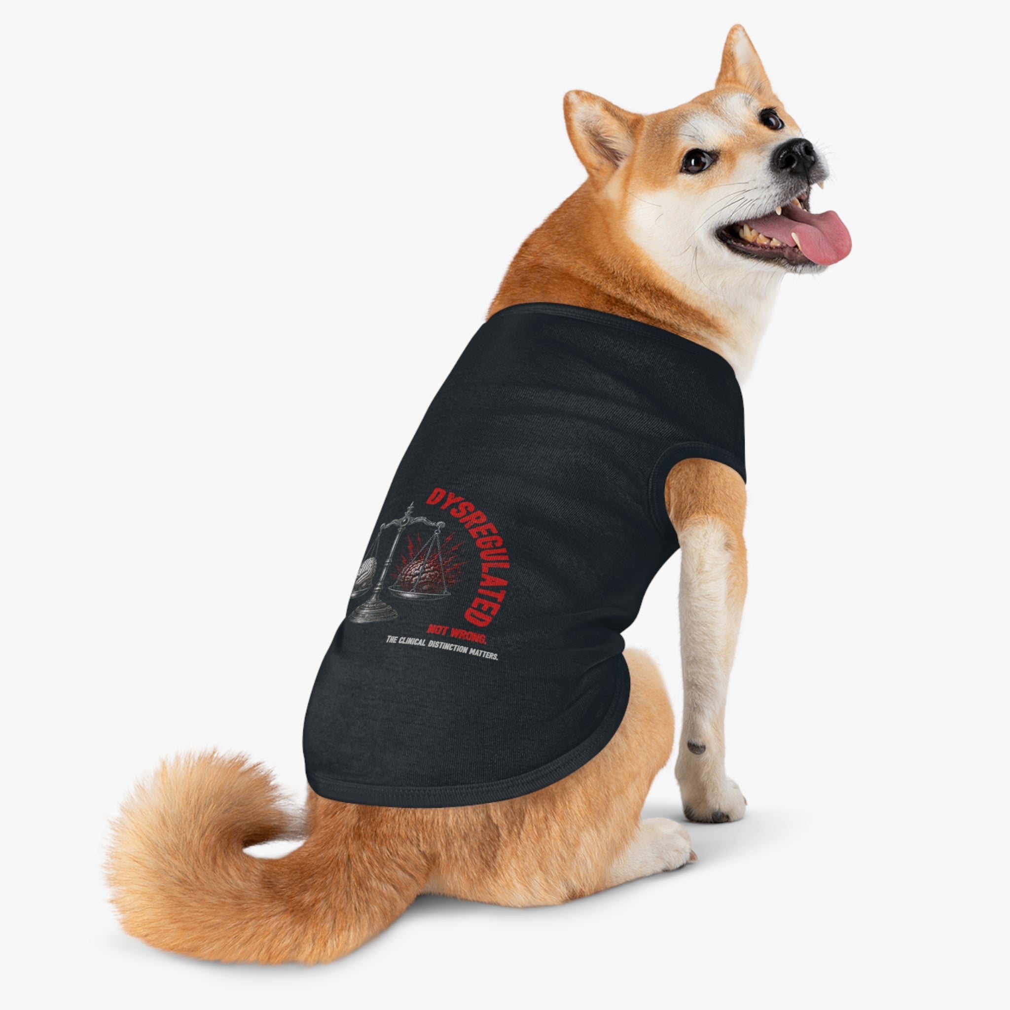 "Dysregulated" Pet Tank Top - Reactive Dog