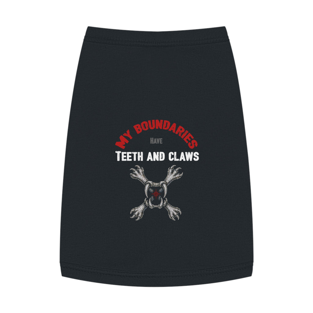 “Boundaries” Pet Tank Top